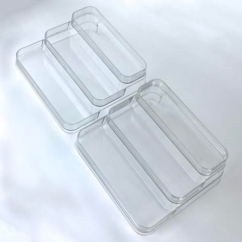 Rusnugic 3 Tier Spice Racks, 2Pack Tiered Shelf Organizer, Clear Acrylic Racks for Medicine and Perfume, Tiered Racks for Kitchen Counter Pantry Cabinet (2 Pack) 9