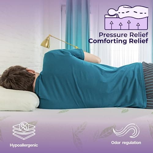 NapQueen Twin Size, 6 Inch Anula Green Tea Infused Memory Foam Mattress, Bed in a Box, CertiPUR-US Certified 7