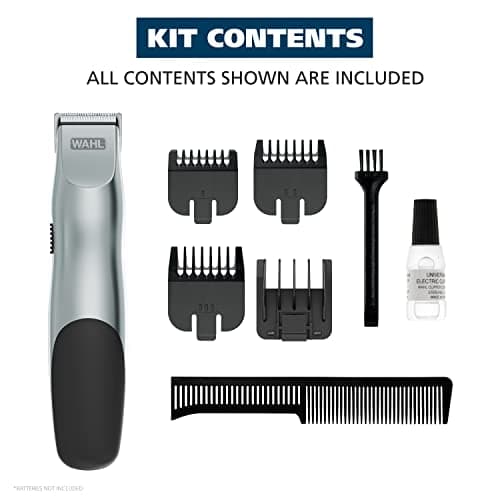 Wahl Groomsman Battery Operated Facial Hair Trimmer for Beard & Mustache Trimming Including Light Detailing and Body Grooming – Model 9906-717V 6