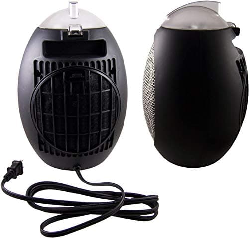 Cozy Products ESH Eco-Save Compact Personal Space Heater - 750-Watts, ETL Listed, Eco-Friendly, Energy Efficient Design, 11 x 7.5 Inches, 5 lbs.,Black 9