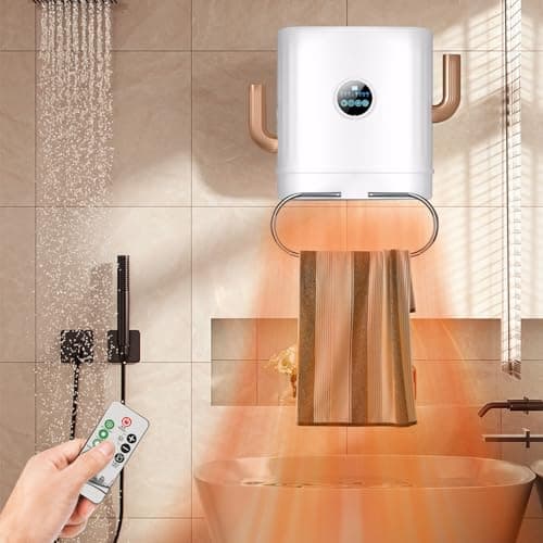 cjc Space Heater, 3 in 1 Wall Mounted Heater with Timer, Portable Heater for Bedroom, 2000W Smart Electric Heater, Desktop Indoor Heater with 3 Modes, Wall Heater for Living Room and Bedroom, White