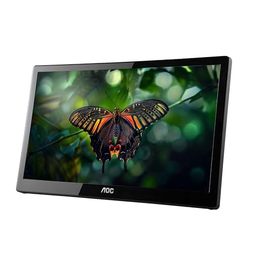 AOC I1659FWUX 15.6" USB-powered portable monitor, Full HD 1920x1080 IPS, Built-in Stand, VESA 5