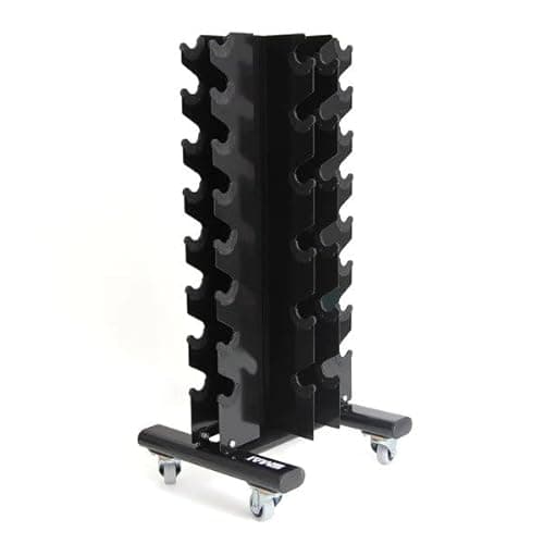 SMAI Vertical Dumbbell Weight Rack with Wheels: Space-Saving A-Frame Storage Organizer for Home Gym Fitness Equipment