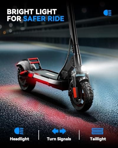 AONIU M4 Electric Scooter for Adults with seat 25-30 mph Fast Speed Heavy Duty 300+ lbs 10 inch Off Road Foldable e Scooter Mobility e Scooters for Girls Men Teens 31-37 Miles Long Range Bike 6