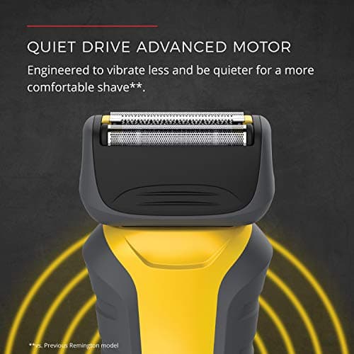 Remington Virtually Indestructible Foil Shaver for male 5100 PF7855, Yellow 6