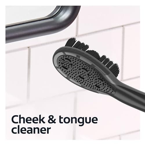 Colgate 360 Vibrate Charcoal Battery Operated Electric Toothbrush Pack, Soft with 1 AAA Battery Included, Black, 2 Count 5