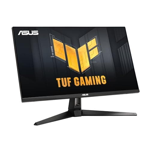 ASUS TUF Gaming 27” 1440P HDR Monitor (VG27AQ3A) – QHD (2560 x 1440), 180Hz, 1ms, Fast IPS, 130% sRGB, Extreme Low Motion Blur Sync, Speakers, Freesync Premium, G-SYNC Compatible, HDMI, DisplayPort 8