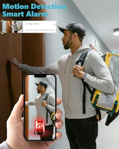 WiFi Mini Camera | Hidden Spy Camera | Free Cloud Storage & 32G SD Card, 2024 4K HD Smallest Cam, 150 Days Standby Time, Surveillance Wireless Camera with AI Motion Detection, Auto Night Vision 5