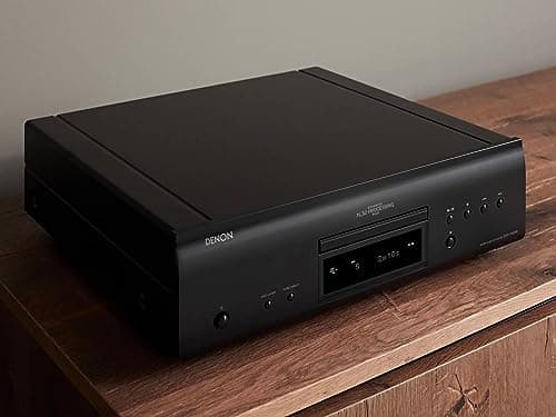 Denon DCD-1700NE SACD Player, CD Players for Home, Ultra-Precision 192 kHz/32 Bit D/A Converter, Vibration-Resistant Design, Supports DSD, FLAC, WAV Files, Pure Direct Mode, 2 Digital Outputs, Black 9