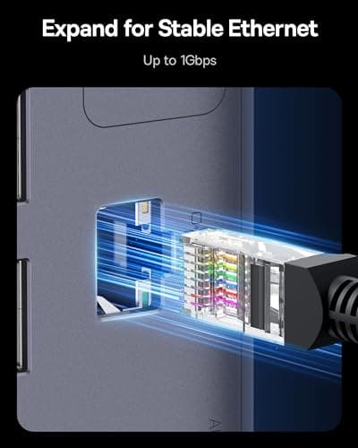 Baseus SpaceMate(MAC) Docking Station, USB C Docking Station 3 Monitors with 4K HDMI, 10Gbps USB Ports, 100W PD, Gigabit Ethernet, Audio, Laptop Docking Station for Mac & Win 7