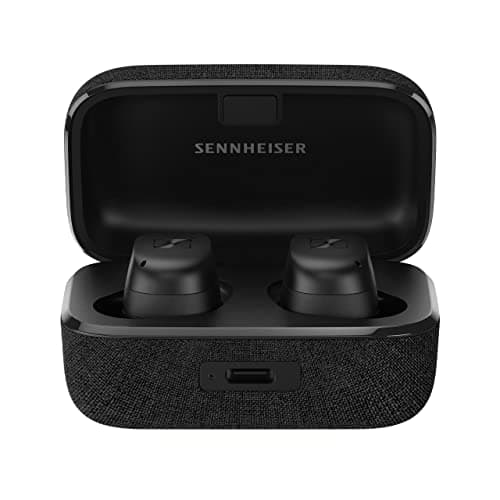 Sennheiser Consumer Audio MOMENTUM True Wireless 3 Earbuds -Bluetooth In-Ear Headphones for Music ,Calls with ANC, Multipoint connectivity ,IPX4, Qi charging,28-hour Battery Life Compact Design-Black