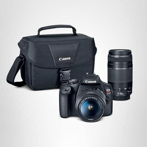 Canon EOS Rebel T7 DSLR Camera|2 Lens Kit with EF18-55mm + EF 75-300mm Lens, Black 5