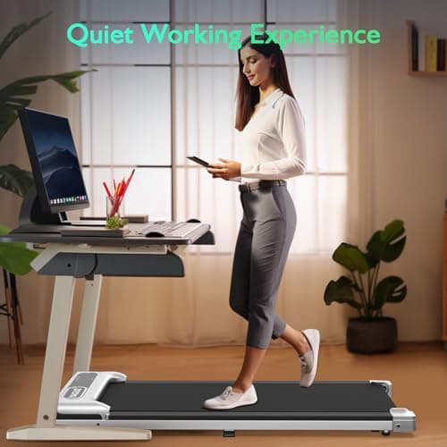 YAGUD Walking Pad, Under Desk Treadmill for Home Office, 2 in 1 Portable Walking Treadmill with Remote Control, Walking Jogging Machine in LED Display 7
