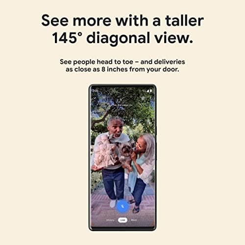 Google Nest Doorbell - (Wired, 2nd Gen) - Wired Video Doorbell Camera - Doorbell Security Camera - Ash 10