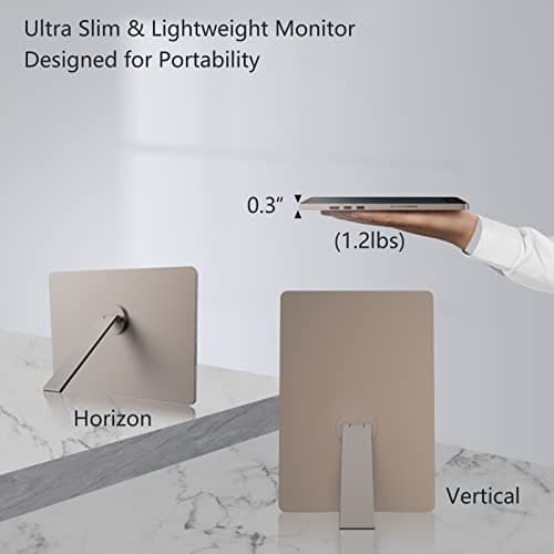 INNOCN 13.3" OLED Portable Monitor 1080P FHD USB-C, HDMI Computer Display HDR Gaming Monitor w/Detachable Stand & Speakers for Laptop PC Mac Tablet PS4 Xbox Switch 5