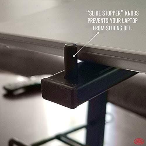 AXA AXCESSABLES DJ Laptop Stand with Travel Bag | Portable Foldable Aluminum Laptop Stand for Laptops up to 15 inches and 20lbs | No Assembly Required, Includes Carrying Bag 8