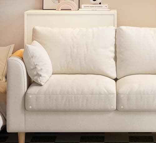 Mini Skater Small Upholstery Pins Linen Fabric Covered Button Twist Pins Classy Bed Skirt Pins for Slipcovers Headliners Fixed, Pack of 12 (Beige) 5