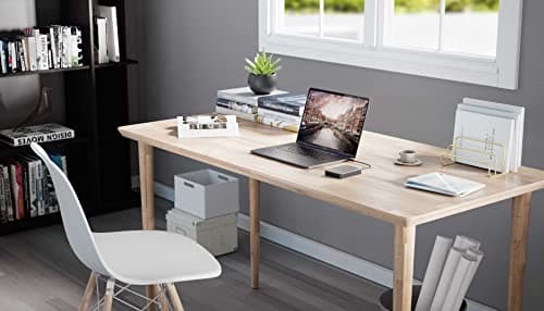 LaCie Mobile Drive 4TB External Hard Drive Portable HDD - Moon Silver, USB-C 3.2, for PC and Mac, Post-Consumer Recycled, with Adobe All Apps Plan and Rescue Services (STLP4000400) 8