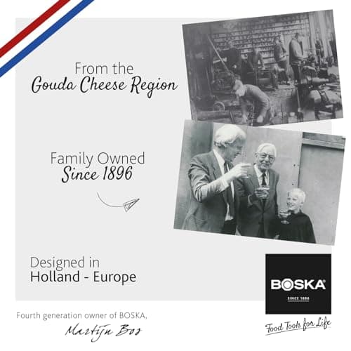 Boska Stainless Steel Pizza Cutter - Copenhagen Multifunctional Pizza Wheel Cutter - Handheld Food Slicer - Silver Non-Stick Adjustable Roller - Dishwasher Safe - For Kitchen Cooking 8