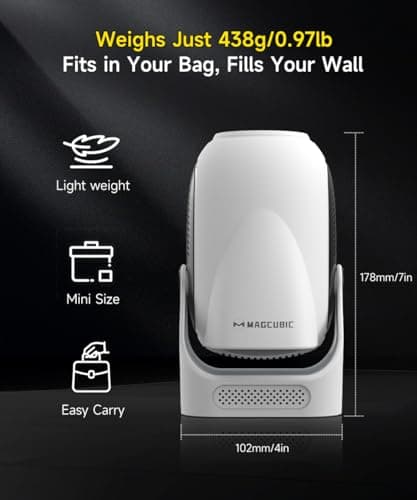 【Electric Focus】Projector with WiFi 6 and Bluetooth 5.0, Mini Portable Native 720P with 4K Support, Smart Proyector Built in Apps, Auto Vertical Keystone, Home Movie Projectors for Outdoor 5