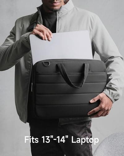 LUGGEX Laptop Sleeve Bag 13-14 Inch, LTX02 360° Protective Laptop Sleeve Case, Compatible with Macbook Pro 14 inch M5/M4/M3/M2/M1, Macbook Air 13 inch, and iPad Pro 12.9 (LTX-Core, Black) 7