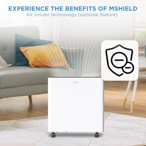 Midea 4,500 Sq. Ft. Dehumidifier with Pump Included 50 Pint - Ideal for Basements, Large & Medium Sized Rooms, and Bathrooms (Renewed) 6