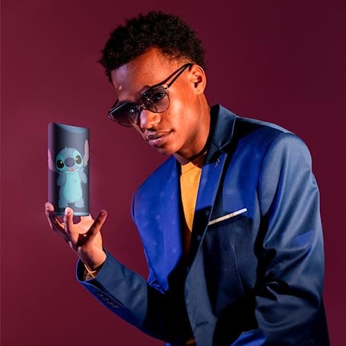 iJoy Disney Lilo and Stitch Wireless Bluetooth Speaker- Splashproof Rechargeable Wireless Speaker with 3 Hours Playtime/SD Slot/FM Radio- Stitch Stuff, Disney Stitch Gifts for Women//Men/All Fans 6