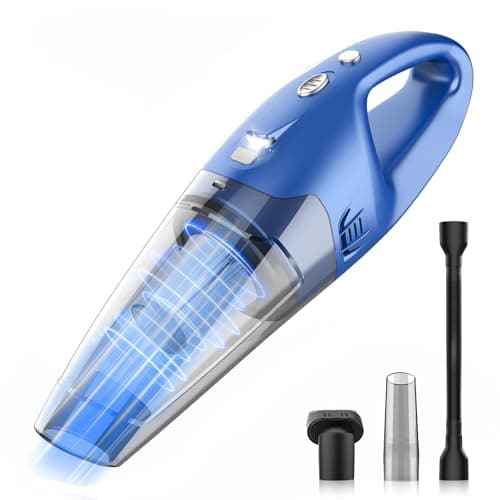 YOOHI Handheld Vacuum Cordless Rechargeable, 1.5lbs Lightweight Hand Vacuum Cordless Rechargeable for Car and Home, Mine Portable Vacuum