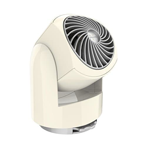 Vornado Flippi V6 Compact Air Circulator Fan, Quiet Portable Travel Fan for Office or Bedroom, Adjustable Head, 2 Speeds, Vintage White