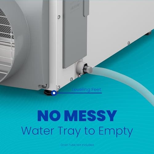 AprilAire E080 Pro 80-Pint Whole-House Dehumidifier, Energy Star Certified, Commercial-Grade for Basement, Crawlspace or Whole House up to 4,400 sq. ft. 6