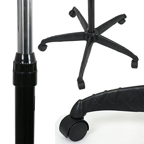 Saturnpower Hair Dryer 1300W Professional Adjustable Hooded Floor Hair Bonnet Dryer Stand Up Hair Dryers with Rolling Base for Home Salon Spa Beauty Equipment, Black 7