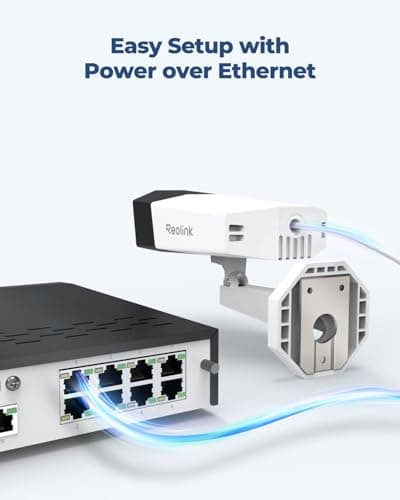 REOLINK 4K PoE Security Camera System, Home Outdoor IP Camera in 180 Degree Viewing Angle, Human/Vehicle/Pet Detection, Color Night Vision, Two Way Talk, Up to 512GB microSD Card, Duo 2 PoE 8