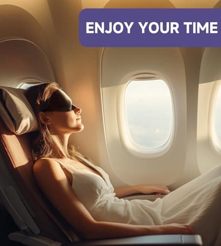 Mavogel Cotton Sleep Eye Mask - Updated Design Light Blocking with Adjustable Nose Bridge, Soft and Comfortable Night Eye Mask for Men Women, Eye Blinder for Shift Work, Includes Travel Pouch, Black 4