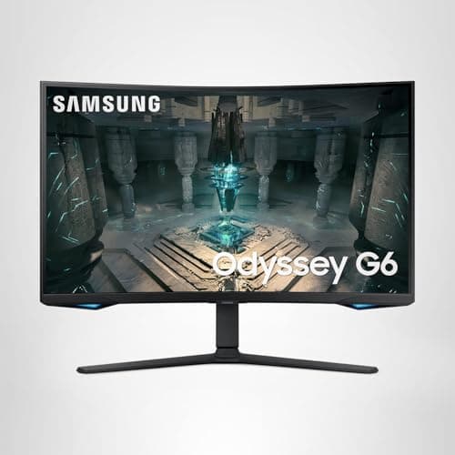 Samsung 32" Odyssey QHD G65B Curved Gaming Monitor, 240Hz, 1ms (GTG), HDR 600, Gaming Hub, 1000R, AMD FreeSync Premium Pro, LS32BG652ENXGO 13