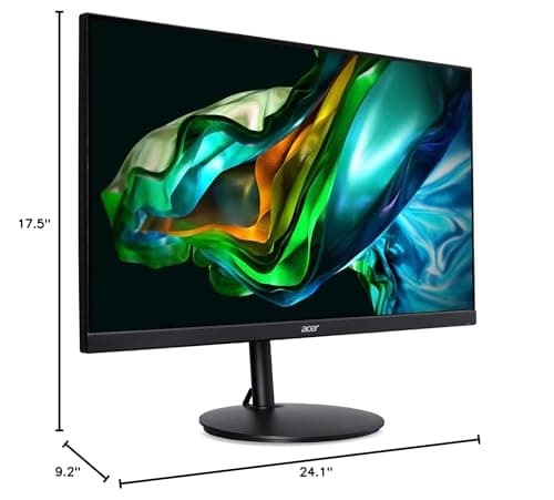 Acer CB272 Ebmiprx 27" FHD 1920 x 1080 Zero Frame Home Office Monitor | AMD FreeSync | 1ms VRB | 100Hz | 99% sRGB | Height Adjustable Stand with Swivel, Tilt & Pivot (Display Port, HDMI & VGA Ports) 17