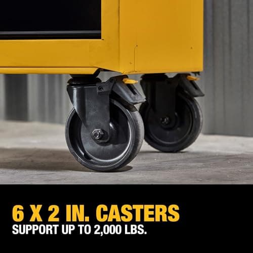 DEWALT Rolling Tool Chest with 8 Drawers, 52 Inch, 100lb Drawer Capacity, DEWALT Workshop Storage System Compatible (DWST52082) 5