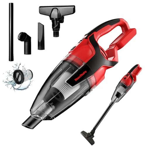 MaxMore 120W Cordless Handheld Vacuum Cleaner Compatible with Milwaukee 18V Battery (Tool Only) Portable Stick Vacuum for Home Hard Floor Carpet Car Pet Hair Cleaning