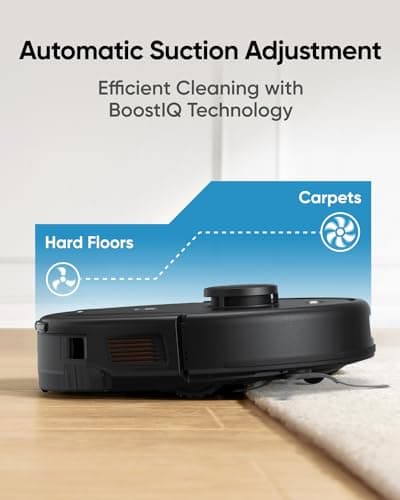 eufy Certified Like-New L50 Robot Vacuum with 4,000 Pa Powerful Suction, Precise iPath Laser Navigation, Customizable Al Mapping, Climb Up to 20 mm, Ideal for Hard Floor, Tile, and Carpet (Renewed) 5