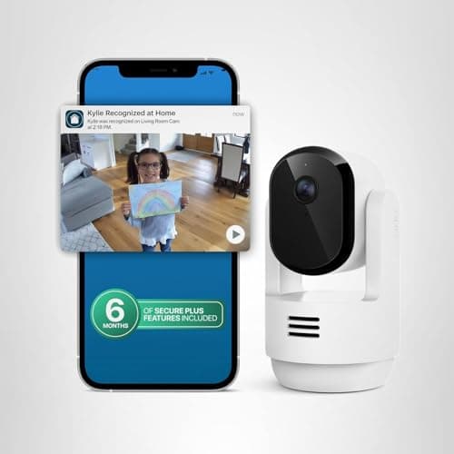 Arlo Essential Indoor Pan Tilt Security Camera 2K (2025 Release) + 6 Months of Secure Plus Plan - Wired Plug-in Power, Person Recognition, Animal Detection, Auto Motion Tracking, 1 Cam, White 8