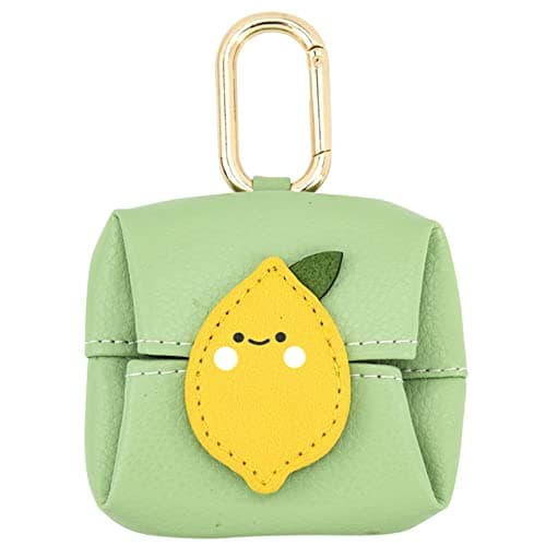 Tomcrazy Cartoon Mini Storage Bag for Airpods Case Earbuds Cover Huawei Tag Keychain, Headset Box for Airtag Galaxy Buds Jabra Elite 7 4 3 Headphones Pouch (01)