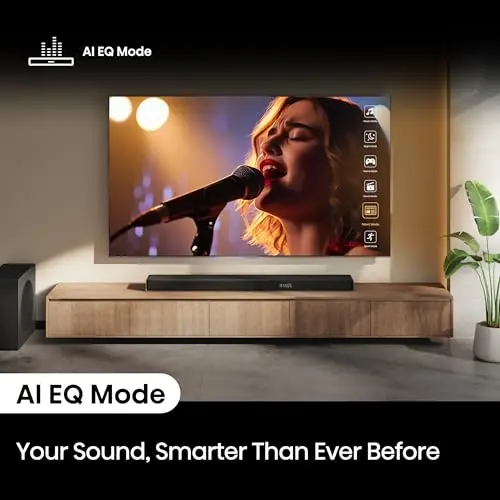 Hisense AX5140Q 5.1.4Ch Sound Bar with Wireless Subwoofer, Dolby Atmos, DTS:X, Bluetooth 5.3, Roku TV Ready, HDMI/AUX/ARC/Optical/USB, EzPlay, 7 EQ Modes, Hi Concerto, Room Calibration 10