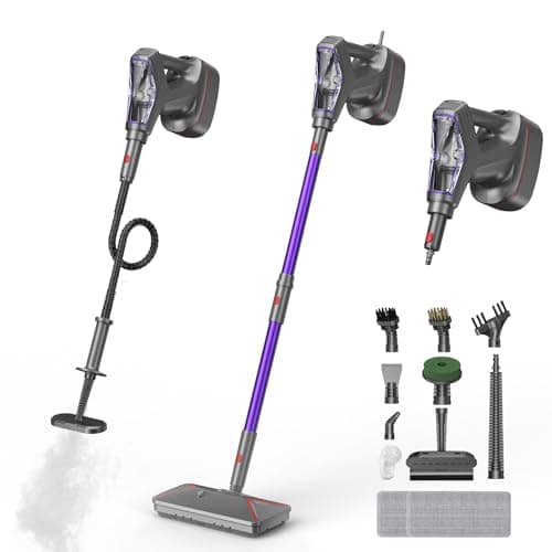 Steam Mop for Floor Cleaning, Heavy Duty 29-in-1 Steam Cleaner for Home with Detachable Handheld Steamer, for Hardwood, Tile, Walls, Grout, Windows, Furniture and Decks