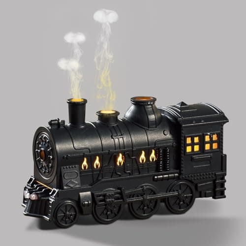 Essential Oil Diffuser 300ML Train Cool Mist Humidifier Quiet Aromatherapy Diffuser with Night Light for Bedroom Desk Auto Shut-Off