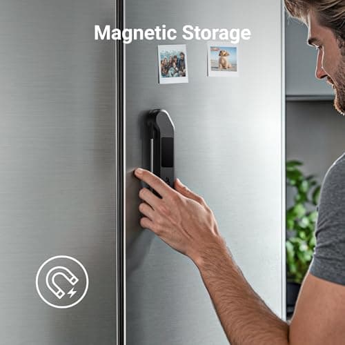 Professional Digital Meat Thermometer, 1 Sec Instant Read, ±0.5℉ Accuracy NIST&NSF Certified Food Thermometer, Auto-Rotate Bright LED Screen, Highly Waterproof Cooking Thermometer for Grill BBQ, Black 8