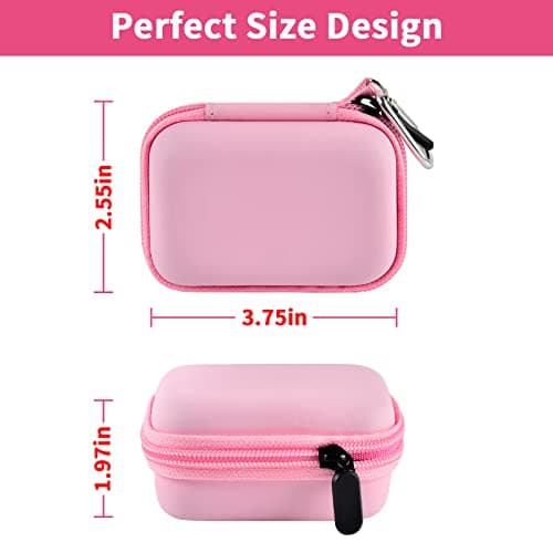 Portable Charger Power Bank Case for Swyop/for Feob/for Charmast/for JEJILL/for LanLuk/for VEGER/for iWALK/for Taegila/for Kuulaa and More Small Charging Battery Pack - Bag Only (Pink) 5