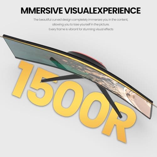 CRUA 30-inch 21:9 Ultrawide Curved Gaming Monitor, 100Hz WFHD 2560x1080 1500R VA Display, 120% sRGB, 3000:1 Contrast, FreeSync, HDMI/DP, Low Blue Light, Wall-Mounted/Tilt Adjustable 6