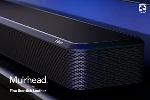 PHILIPS Fidelio FB1 7.1.2-Channel Surround Sound Soundbar with Integrated Dolby Atmos and Subwoofer + DTS Play-Fi, All-in-One, Premium Design and Materials 8