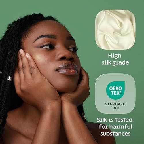 Niagara 100% Mulberry Silk Pillowcase - 30 Momme Silk Pillow case for Hair and Skin - Grade 6A Silk Pillow Cases with Zipper - Soft & Cooling Beige Silk Pillowcase Standard Size (20"x26") 6