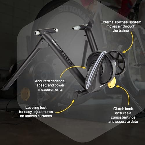 Saris M2 Smart Indoor Bike Trainer, Compatible with Zwift App, Black, Made in The USA 9