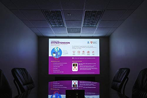 AAXA 4K1 Native 4K DLP Home Theater Projector, 30,000 Hour LEDs, Mercury Free, Native 4K UHD Resolution, Dual HDMI with HDCP 2.2, 1500 Lumens, E-Focus, Portable Size 6